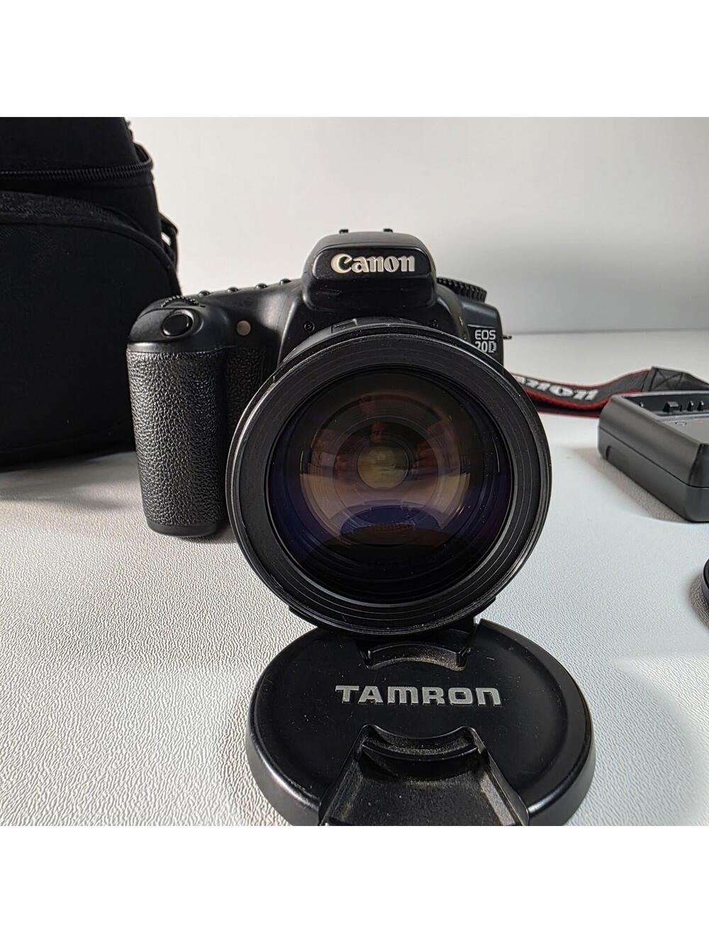 Canon EOS 20D DSLR Camera W Tamron 28-200mm AF Aspherical LD & More